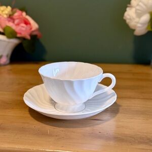 Royal Tuscan Whitecliffe Bone China Teacup & Saucer England